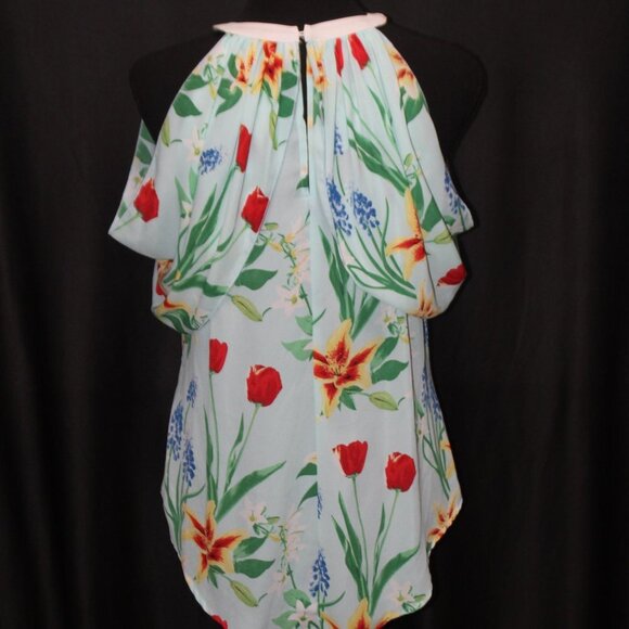 New York and Company Floral Sleeveless Top - Picture 5 of 11